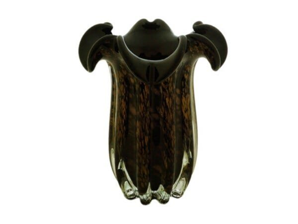 Vaso Murano Lyor Preto e Rosê - 1