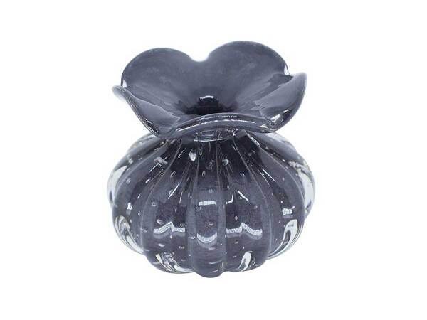 Vaso Murano Trouxinha 14x12,5cm Chumbo - 1