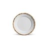 Jogo de Pratos Raso Bambu Branco E Natural Borda Grossa Scalla 2ª Linha - 8 Peças - Branco - 1