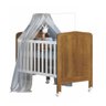 Berço Mini Cama Allegra Tigus Baby  Cor:branco/ipê - 7