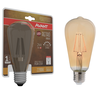 Kit 5 Lâmpada Led RETRÔ Pera ST64 E27 2W AMBAR 2200K Bivolt - 2