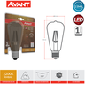 Kit 5 Lâmpada Led RETRÔ Pera ST64 E27 2W AMBAR 2200K Bivolt - 3