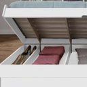 Ver imagem 3 de Cama Baú com Cama Auxiliar Larissa Branco - Framar