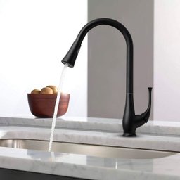 Torneira Gourmet Misturador Black Cozinha Alto Padrão com Ducha Extensível e Monocomando - 3