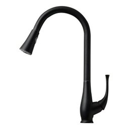 Torneira Gourmet Misturador Black Cozinha Alto Padrão com Ducha Extensível e Monocomando - 1