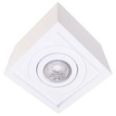 Ver imagem 4 de Plafon Spot Quadrado Premium Branco Sobrepor E27 para Par20 St1576