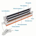 Ver imagem 3 de Seladora a Vácuo Doméstica 110V para Alimentos Frutas ou Objetos