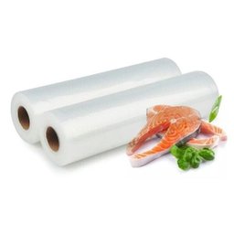 Rolo de Saco Plástico Bobina 25cm X 5m com Ranhuras para Seladoras a Vácuo - 3