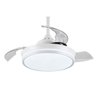 Ventilador de Teto Retrátil Led Breeze Home Plafon Branco Luz Lateral 30w - 1