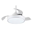 Ver imagem 1 de Ventilador de Teto Retrátil Led Breeze Home Plafon Branco Luz Lateral 30w