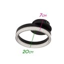 Ver imagem 3 de Plafon / Arandela Emily Preto Anel LED Integrado 12W Ø20cm St1735