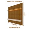 Painel Para Sala Para Tv 75 Polegadas Naturale Off White Kled Shop Jm - 4