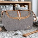 Ver imagem 1 de Bolsa Maternidade Pequena Infantil Luxo Amor:bege