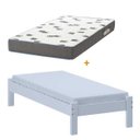Ver imagem 1 de Cama Turca Solteiro Cor Branco com Colchão