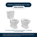 Ver imagem 4 de Assento Sanitário Soft Close Viseu Preto para Vaso Luzarte