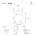 Ver imagem 3 de Assento Sanitário Soft Close Viseu Preto para Vaso Luzarte