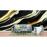 Papel de Parede Painel 3D Mármore Preto Branco Dourado 4M Revestimento Pedra Requinte Auto Colante - 2