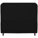 Ver imagem 4 de Cabeceira Casal Queen Estofada para Cama Box Lizza Veludo Preto