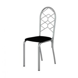 Conjunto de Mesa Leon 120x80cm com 4 Cadeiras Nice Cromado e Tampo de Vidro Tubform - 5