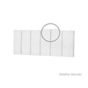 Ver imagem 2 de Cabeceira de Cama Casal Dubai 160cm - Branco Courino