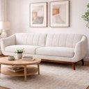 Ver imagem 2 de Sofá Nord 2 Lugares 160cm Bouclé Cinza - Sallar Home