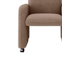 Ver imagem 7 de Poltrona Roma Decorativa Bouclê para Sala Matrix Cor:bouclê Marrom