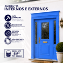 Ver imagem 2 de Tinta Esmalte Premium Brilhante Cor Azul França 225ml Baixo Odor Secagem Rápida Durín