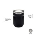 Ver imagem 2 de Cuia Térmica Preta 240 ml Tramontina 61647200