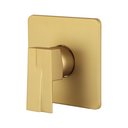 Ver imagem 1 de Acabamento para Registro Monocomando Dourado Fosco Chuveiro Banheiro Padrão Deca