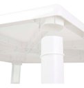 Ver imagem 3 de Mor Mesa Plástica Quadrada Desmontável Mor Cor Branco