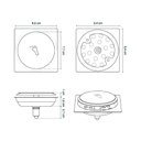 Ver imagem 6 de Ralo Inteligente Click Inox 10 X 10cm - Hydro