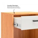 Ver imagem 5 de Mesa de Cabeceira para Quarto de 1 Gaveta 53x45 Cm Mdf Freijó Dalla Costa