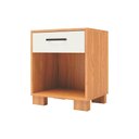 Ver imagem 1 de Mesa de Cabeceira para Quarto de 1 Gaveta 53x45 Cm Mdf Freijó Dalla Costa