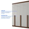 Guarda-Roupa Casal MDF 8 Portas Império - 10