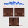 Guarda-Roupa Casal MDF 8 Portas Império - 5