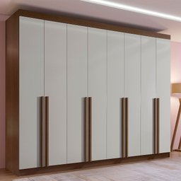 Guarda-Roupa Casal MDF 8 Portas Império - 2