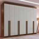 Ver imagem 1 de Guarda-Roupa Casal MDF 8 Portas Império