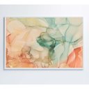 Ver imagem 2 de Quadro Formas Abstratas 90x60 Cm Vidro Impresso