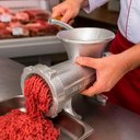 Ver imagem 6 de Moedor de Carne Manual N 22 Picador Profissional Ferro Fundido Manivela Prata