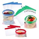 Ver imagem 1 de Kit 12 Saco Reutilizável Ecológica Sustentável Lavável