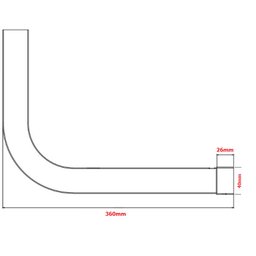 Curva para Caixa de Descarga Krona - 2