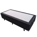 Ver imagem 3 de Base Box Baú Blindado Solteirão AColchoes Poliéster Preto 41x96x203