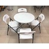 Mesa Dobrável Redonda VGHome 80cm - 2