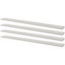 Ver imagem 1 de Kit 4 Prateleiras 100 X 10cm Branca Suporte Invisível