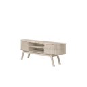 Ver imagem 7 de Bancada para Tv até 75 Pol Valência Calacata Off White 183cm 2 Portas de Correr com Led Liberty Móve