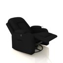 Ver imagem 7 de Poltrona do Papai Reclinável Giratória e Balanço Sala de Cinema Crihs Manual Glider PU Preto G23 - Gran Belo