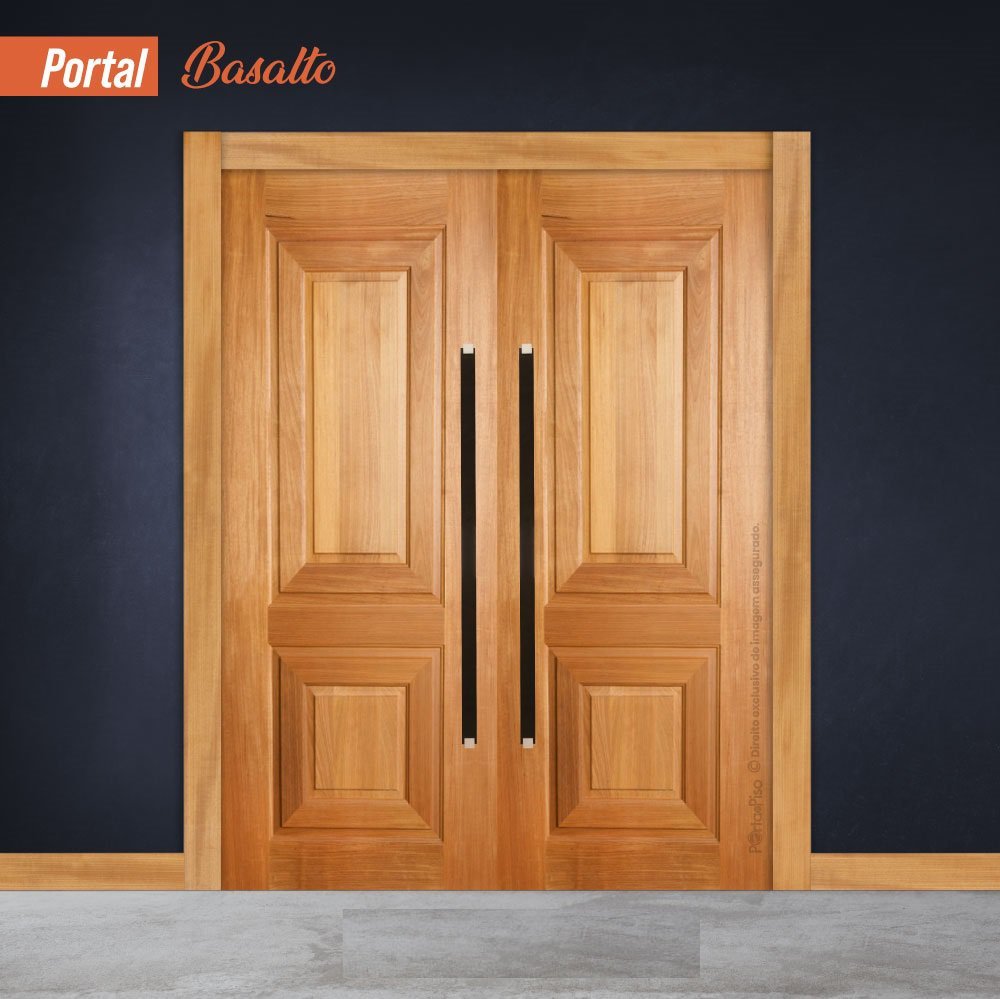 Kit Portal Duplo Basalto 170cm Lar X 215cm Alt Tauari Mapaf ...