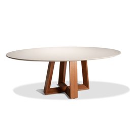 Mesa de Jantar Oval Tóquio 06 Lugares - 4