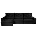 Ver imagem 1 de Sofá Premium Deluxe 3,5mts - Preto