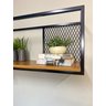 Aéreo Estilo Industrial com Descanso de Garrafas e Porta Taças 120cm Mdf - 3